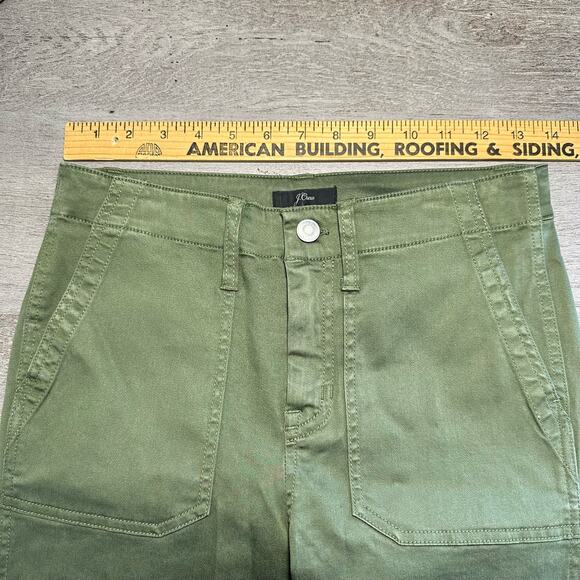 NWT J. Crew 9" Cargo Toothpick Pant Green 26 - Picture 12 of 16
